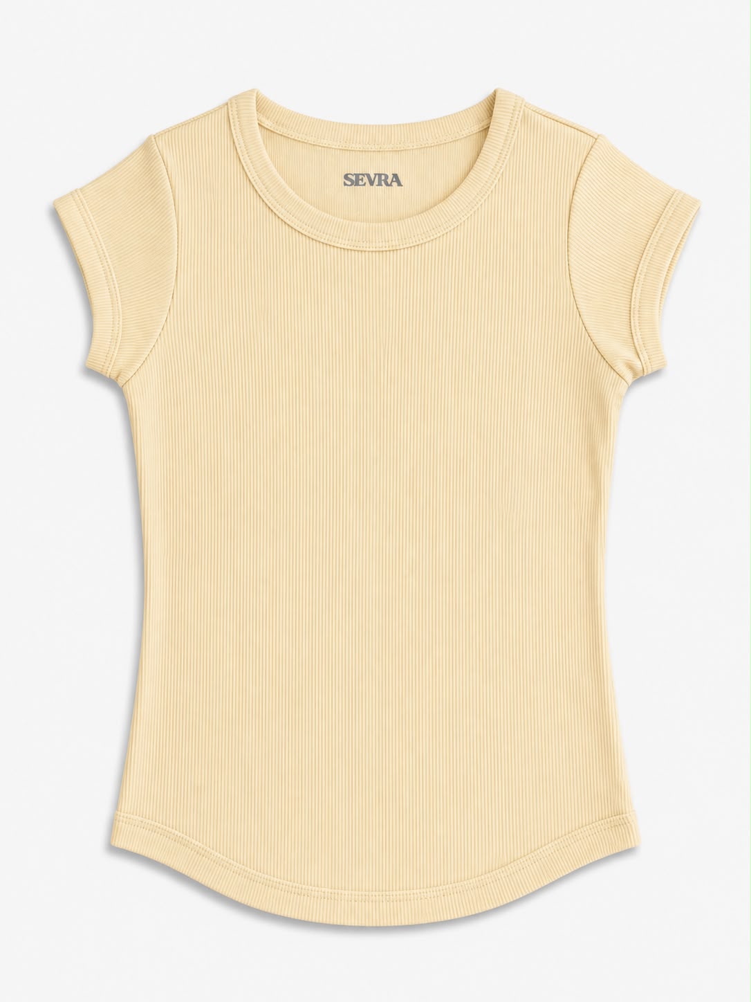 T-shirt  - Crème vue 2